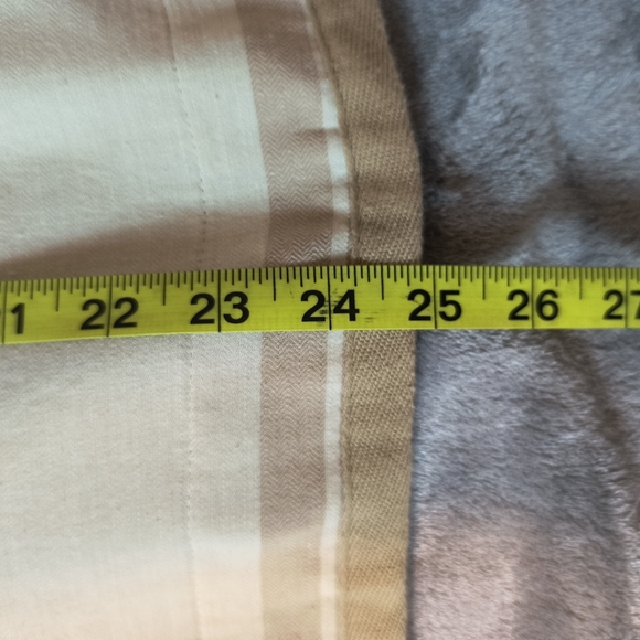 Linden Street Set Of 2 Teal Floral Reverse Cottage Core Pillow Shams Standard - Picture 4 of 7